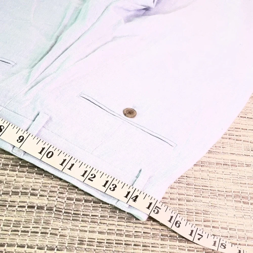 Banana Republic Mens Blue Linen Cotton Tailored Fit Pants 29x32 531915-00-1 NWT